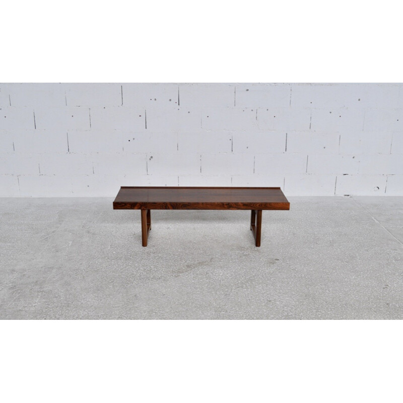 Krobo coffee table in rosewood by Torbjorn Afdal for Bruksbo Norway - 1960s