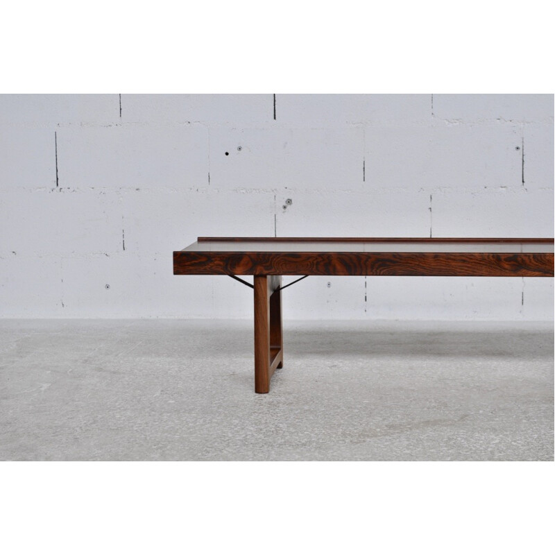 Krobo coffee table in rosewood by Torbjorn Afdal for Bruksbo Norway - 1960s