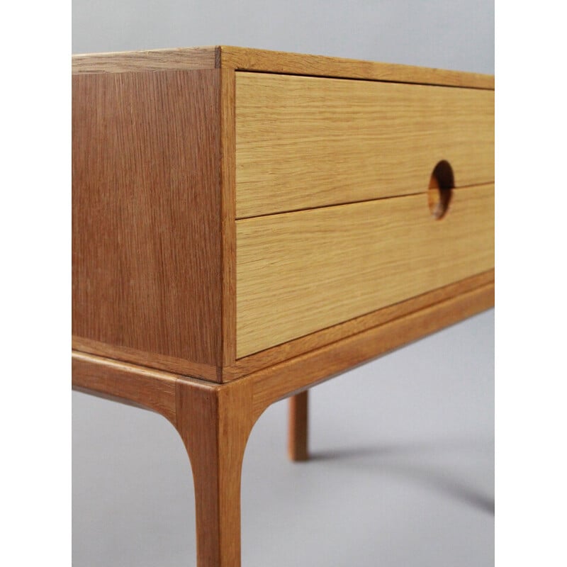 Vintage oakwood chest of drawers model "384" by Aksel Kjersgaard for Aksel Kjersgaard, Denmark 1960