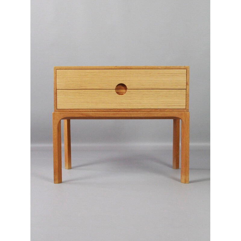 Vintage oakwood chest of drawers model "384" by Aksel Kjersgaard for Aksel Kjersgaard, Denmark 1960