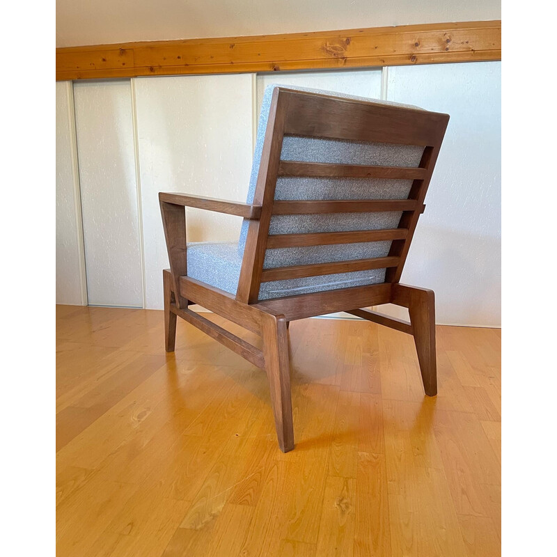 Vintage-Sessel aus Eiche von René Gabriel