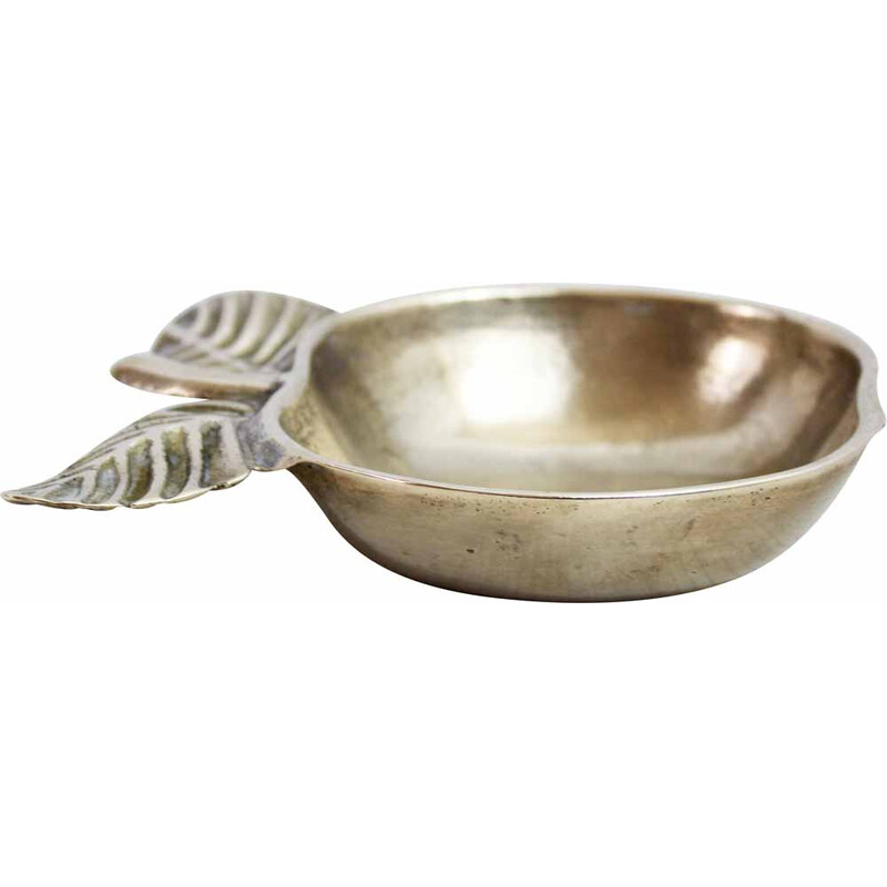 Vintage bronze 'Pomme' dish, 1960