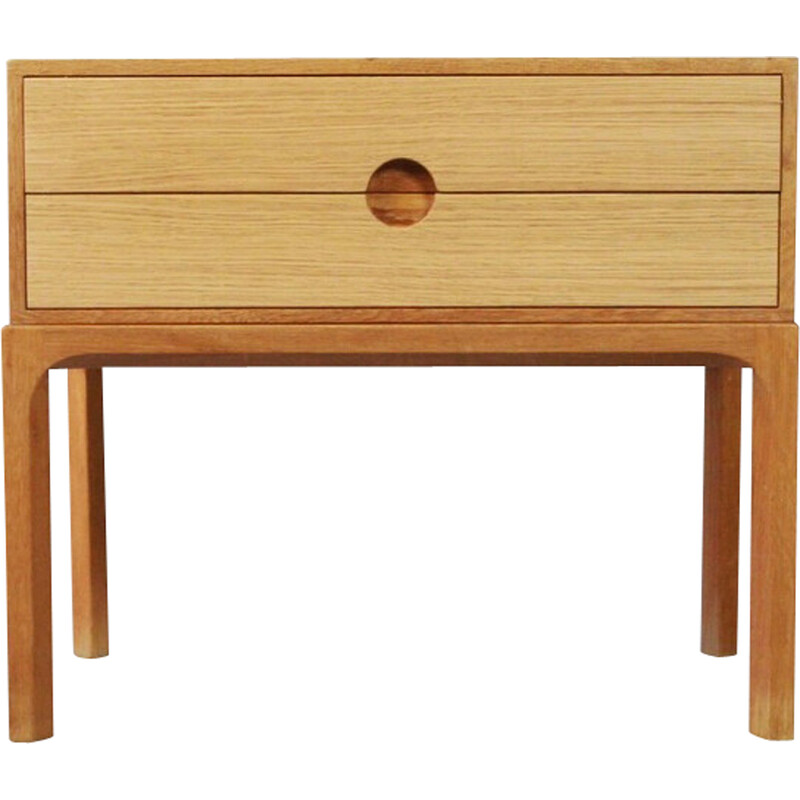 Vintage oakwood chest of drawers model "384" by Aksel Kjersgaard for Aksel Kjersgaard, Denmark 1960