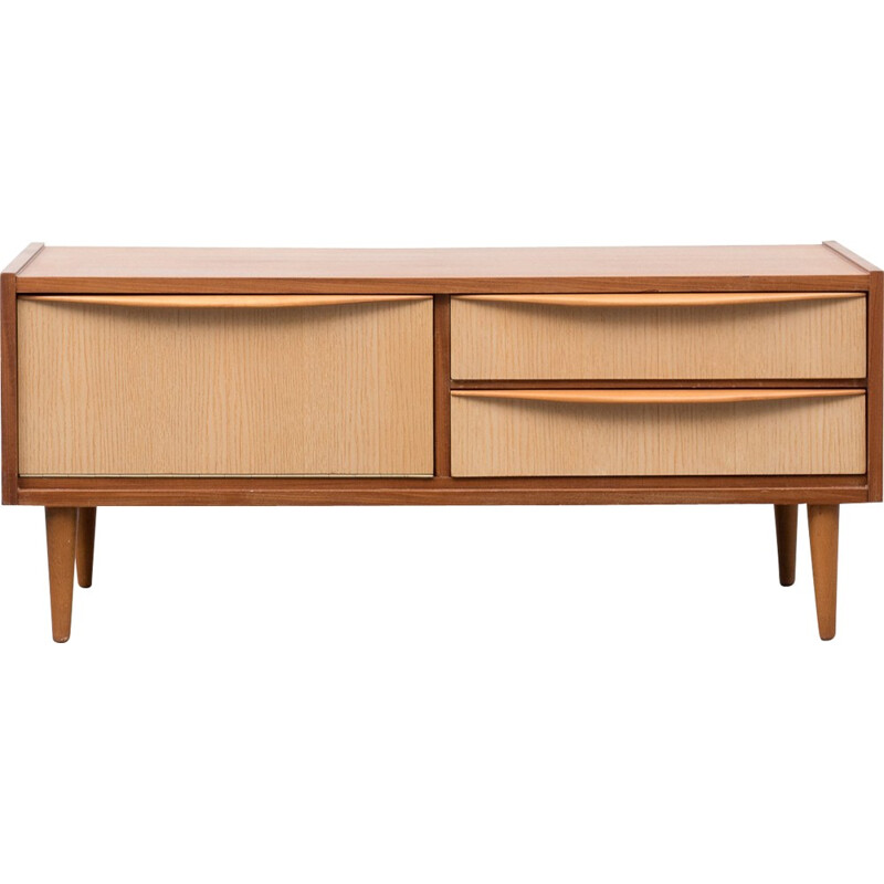 Bicoloured chest of drawers in teak - 1960s