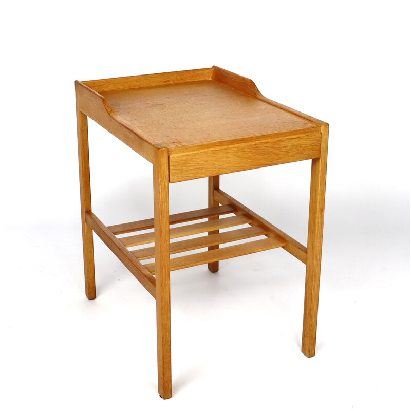 Table de chevet vintage en chêne de Bertil Fridhagen pour Bodafors, 1960