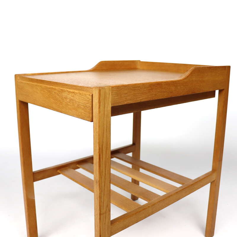 Table de chevet vintage en chêne de Bertil Fridhagen pour Bodafors, 1960