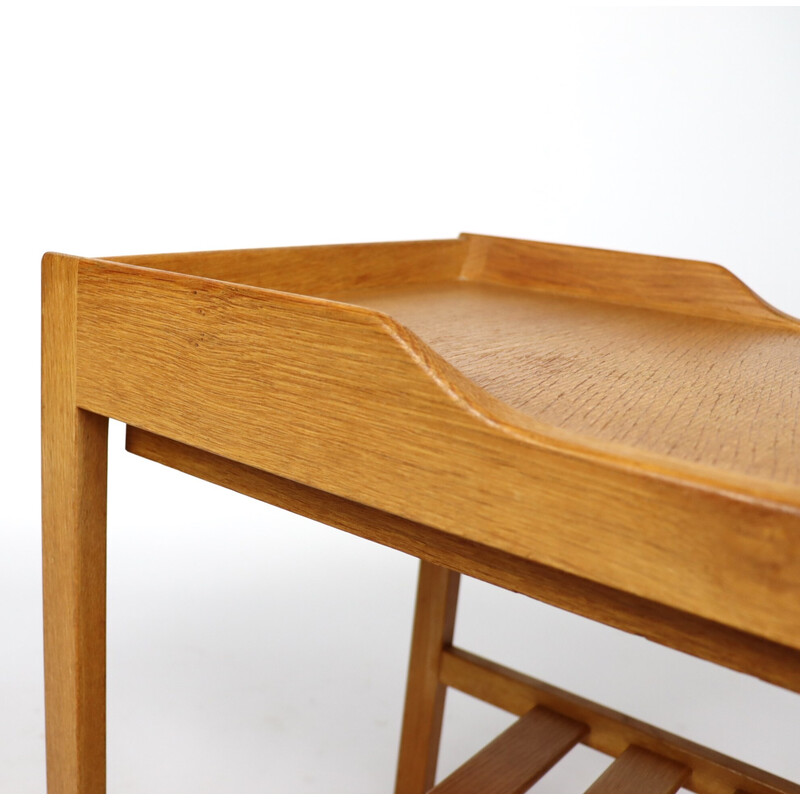 Table de chevet vintage en chêne de Bertil Fridhagen pour Bodafors, 1960