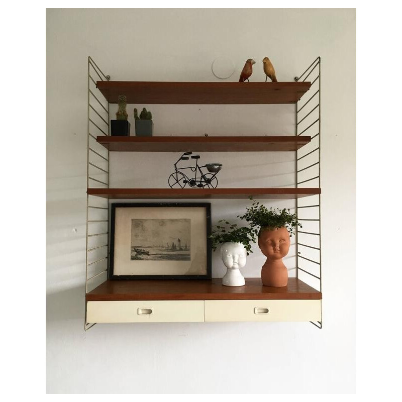 Small shelving system by Nils Nisse Strinning for String Furniture - 1960s