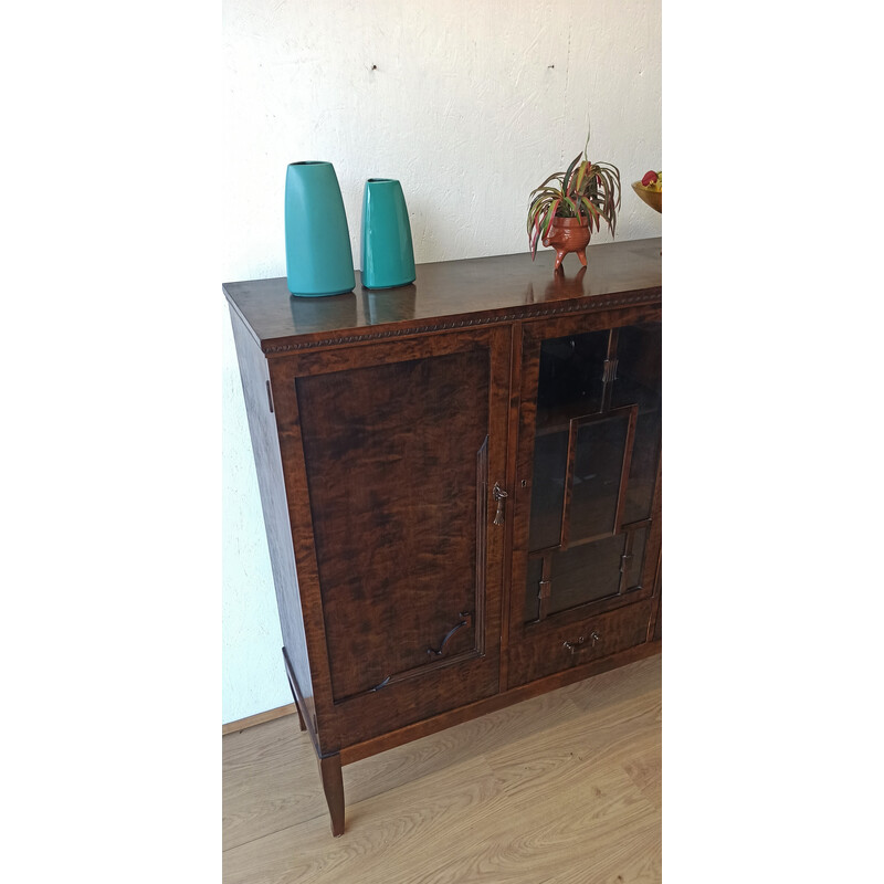 Vintage Swedish wooden highboard