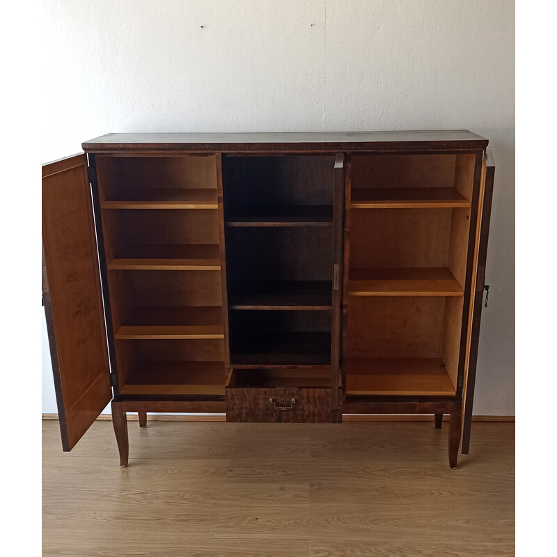 Vintage Swedish wooden highboard