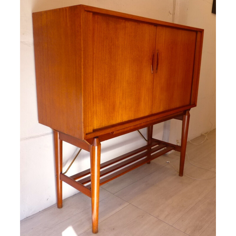 Vintage Scandinavian teak cocktail cabinet - 1950s