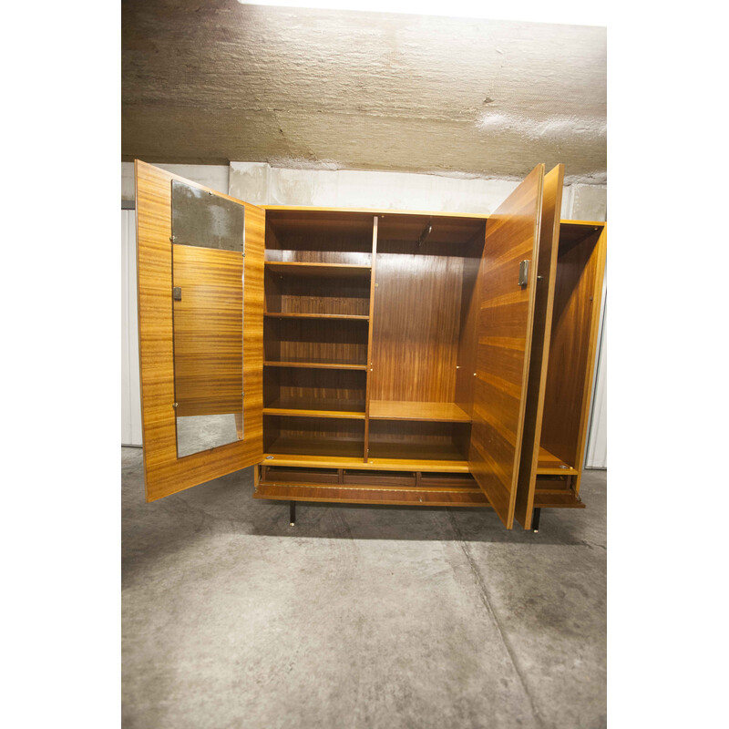 Armoire vintage en bois par Gérard Guermonprez pour Magnani, 1957