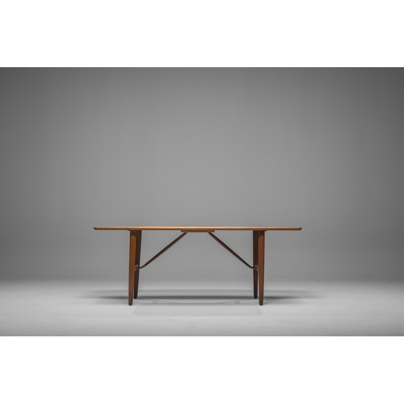 Mesa de centro vintage de teca de Finn Juhl, años 60