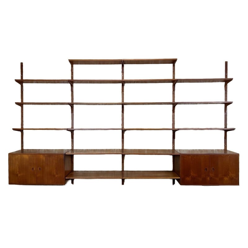 Vintage teak shelving system by Thygesen and Sørensen for Hg Furniture, Denmark 1960