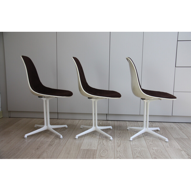 Set of 3 La Fonda chairs by C.& R. Eames for Herman Miller - 1960s