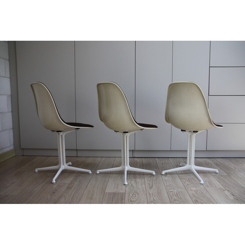 Set of 3 La Fonda chairs by C.& R. Eames for Herman Miller - 1960s