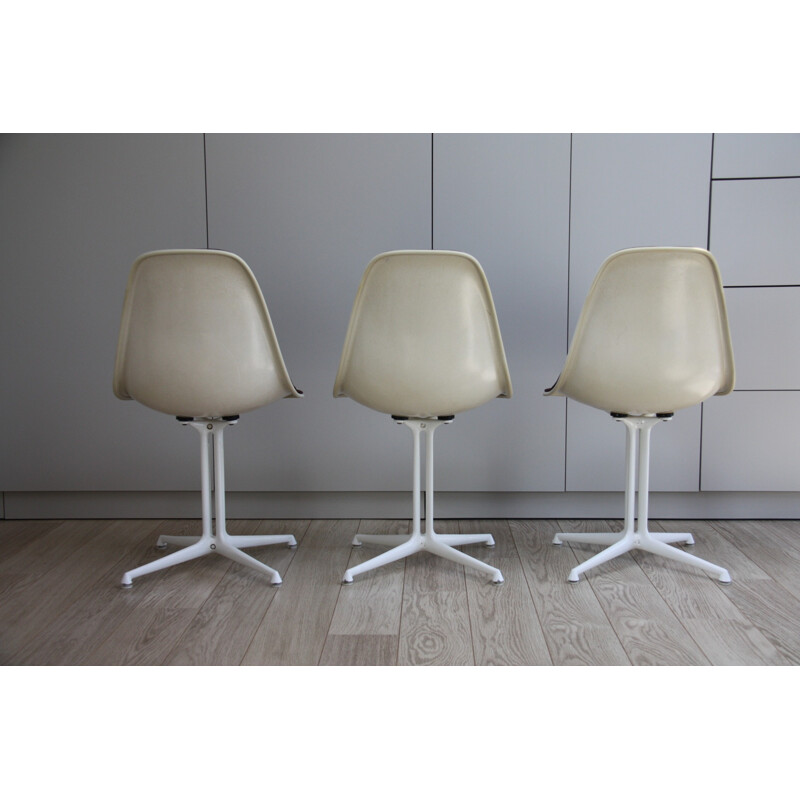 Set of 3 La Fonda chairs by C.& R. Eames for Herman Miller - 1960s