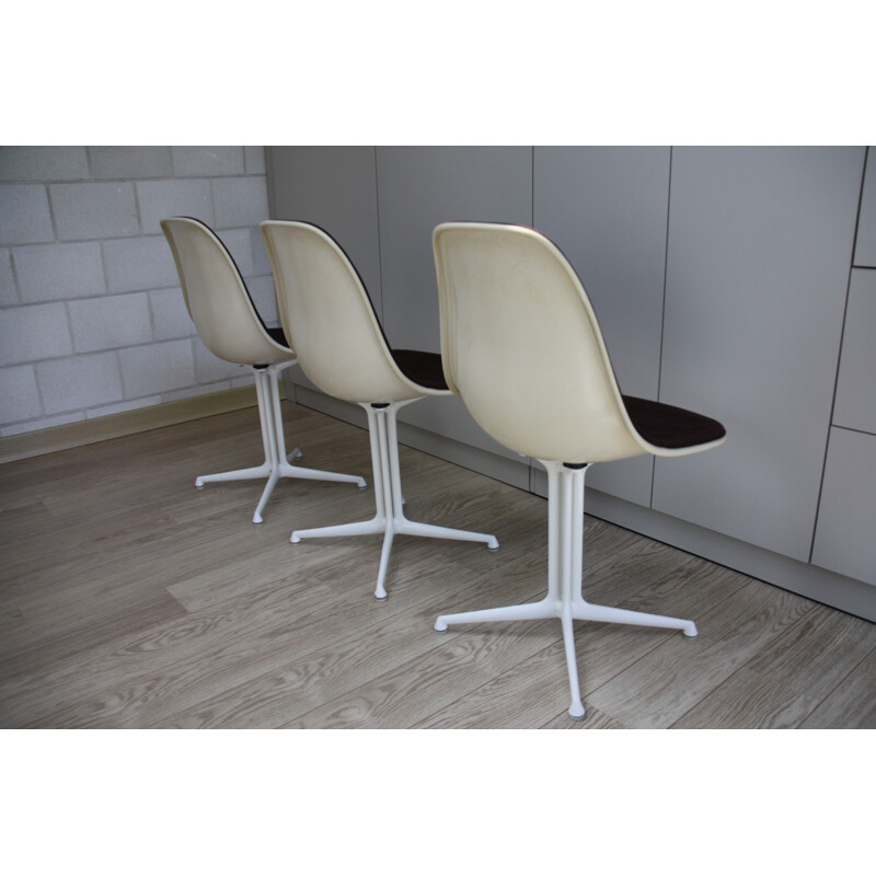 Set of 3 La Fonda chairs by C.& R. Eames for Herman Miller - 1960s