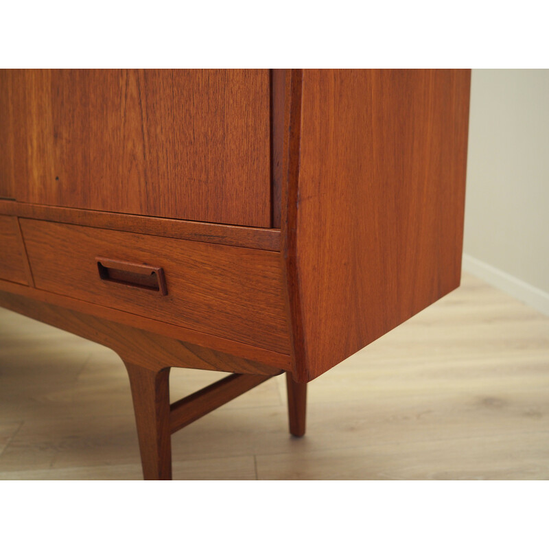 Vintage Danish teak highboard by Børge Seindal, 1960s