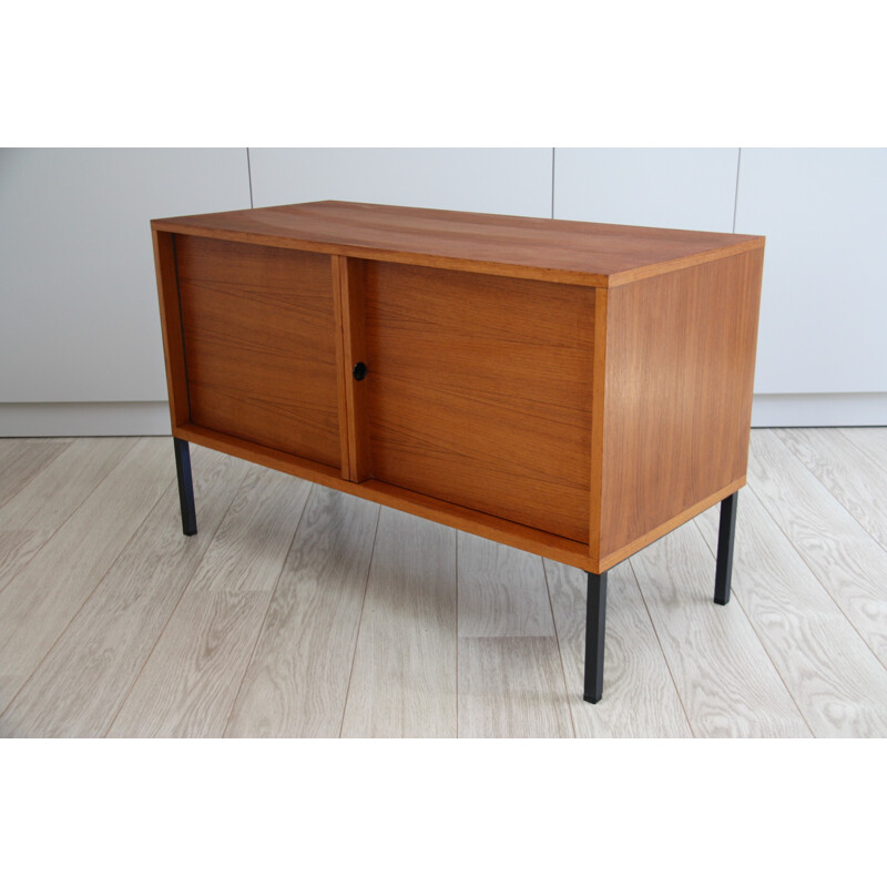 Low highboard in teak by Gunther Renkel, Twen series for Rego - 1960s