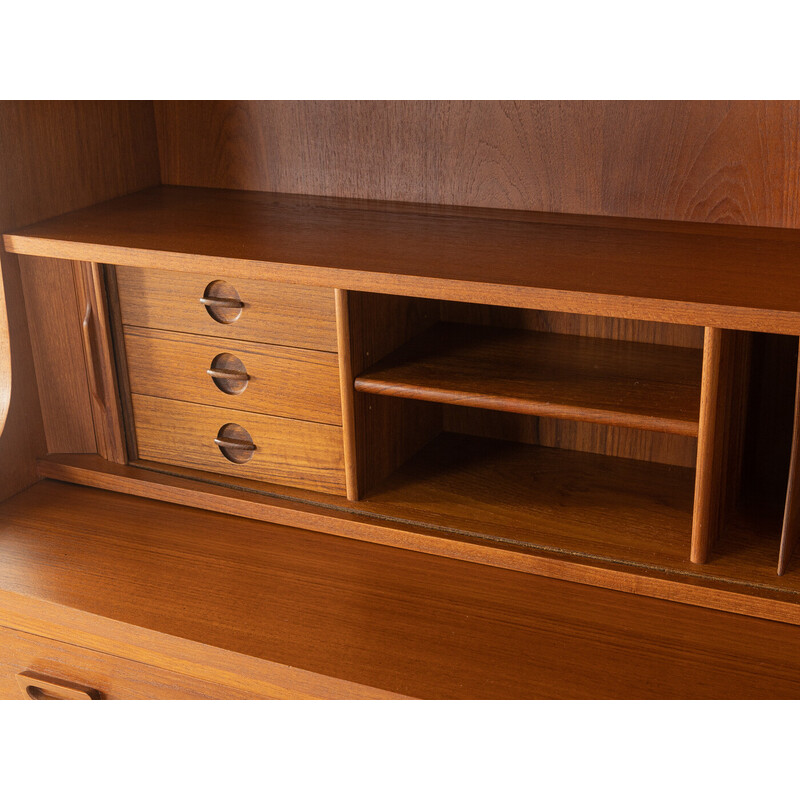 Vintage teak veneer desk by Johannes Sorth for Bornholm, Denmark 1960