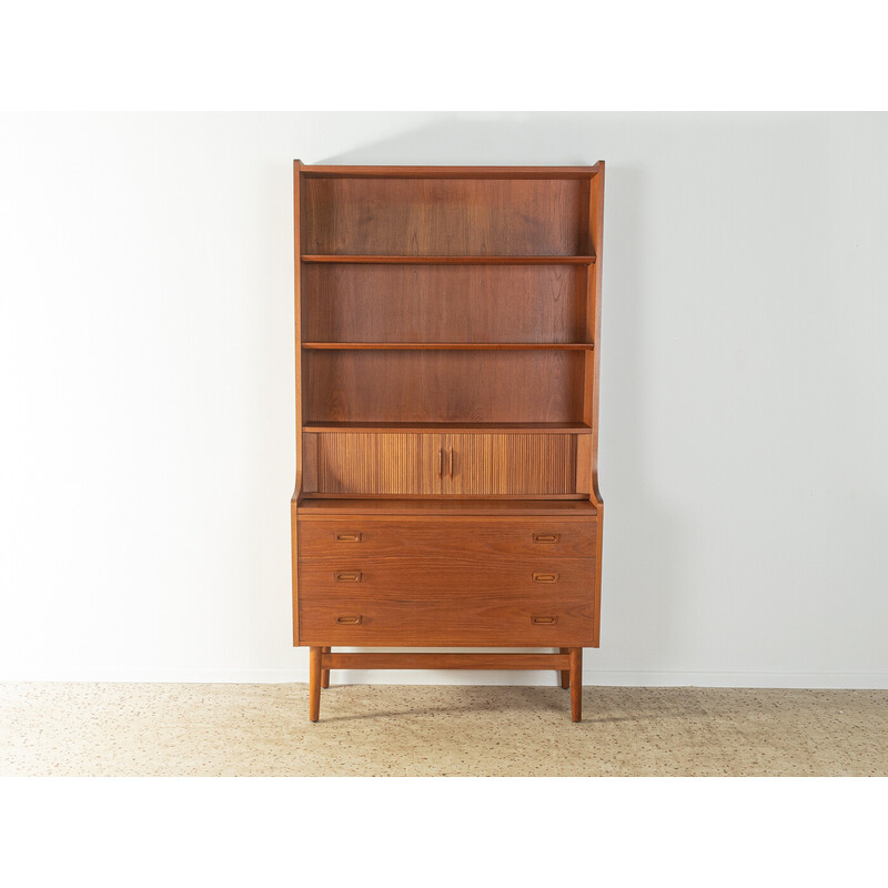 Vintage teak veneer desk by Johannes Sorth for Bornholm, Denmark 1960