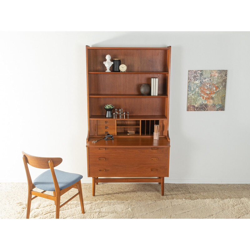 Bureau vintage en placage de teck par Johannes Sorth pour Bornholm, Danemark 1960