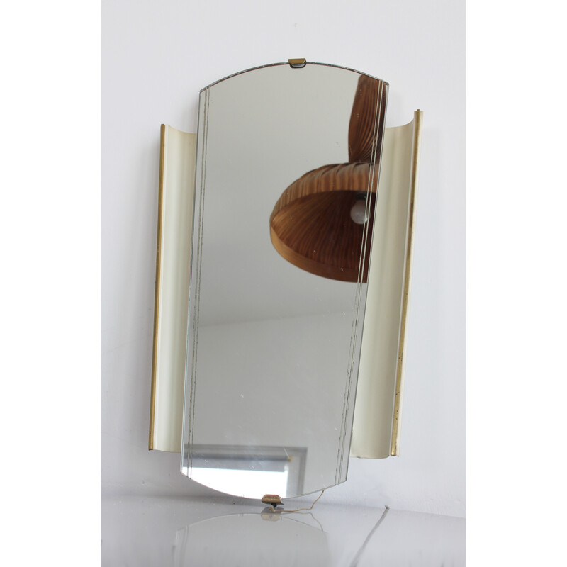 Miroir mural vintage par Ernst Igl pour Hillebrand Lightning, 1960