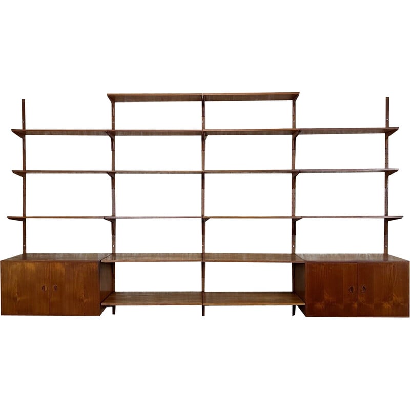 Vintage teak shelving system by Thygesen and Sørensen for Hg Furniture, Denmark 1960
