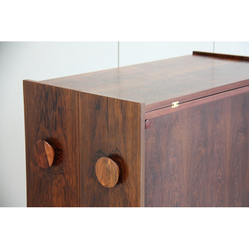 Dry "Bar in a box" in rosewood by Erik Buch for Dyrlund - 1960s