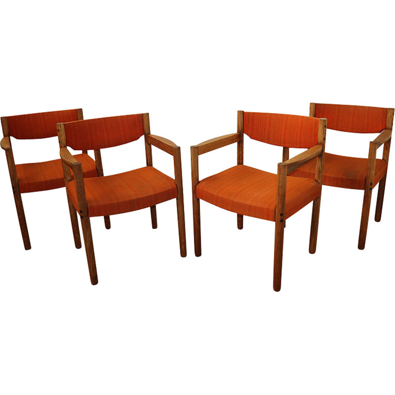 Ensemble de 4 chaises - tissu