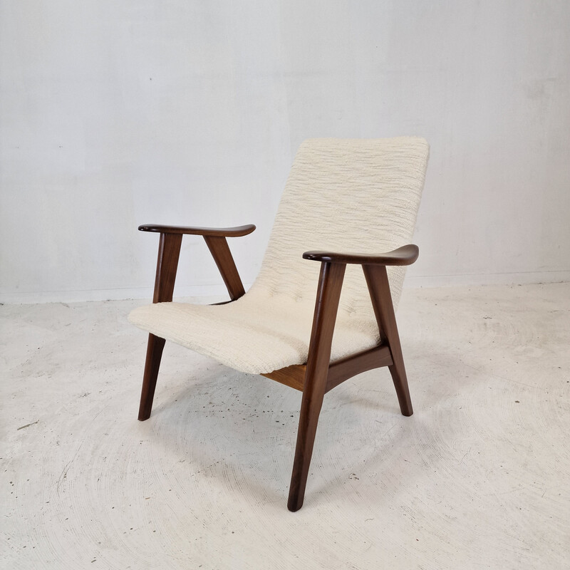 Vintage teak armchair by Louis Van Teeffelen for Wébé, Netherlands 1960