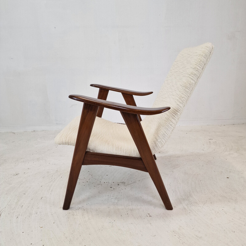 Vintage teak armchair by Louis Van Teeffelen for Wébé, Netherlands 1960