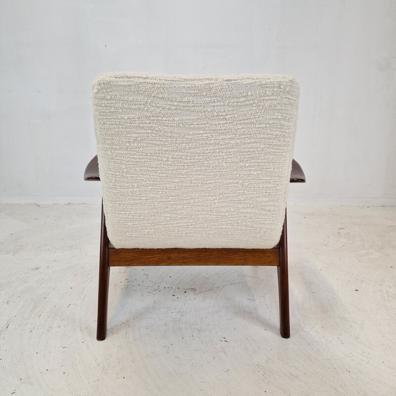 Vintage teak armchair by Louis Van Teeffelen for Wébé, Netherlands 1960