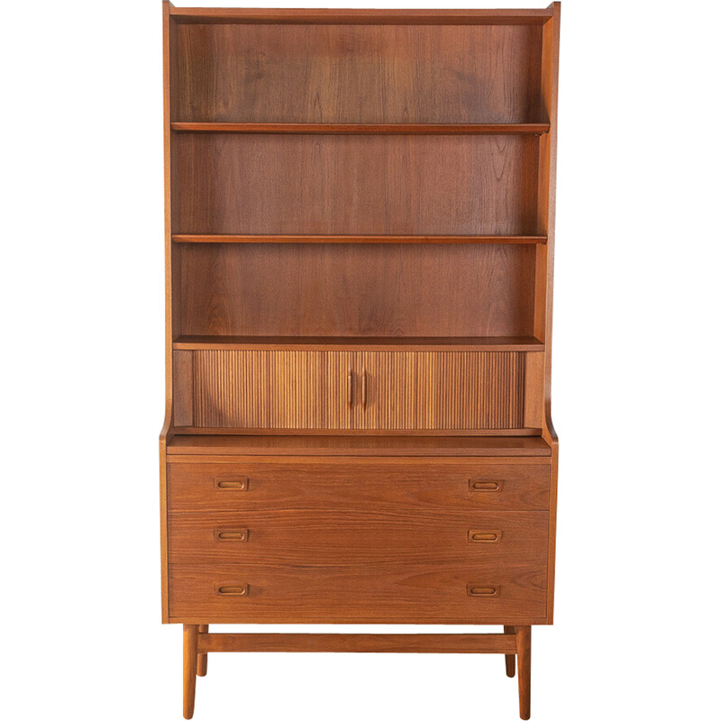 Bureau vintage en placage de teck par Johannes Sorth pour Bornholm, Danemark 1960