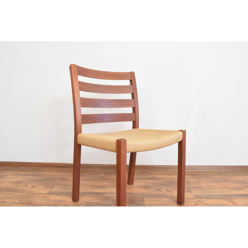 Mid-century Danish teak dining chair by Niels O. Møller for J.L. Møllers, 1960s