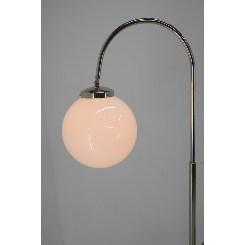 Bauhaus vintage floor lamp by Halabala, 1940s