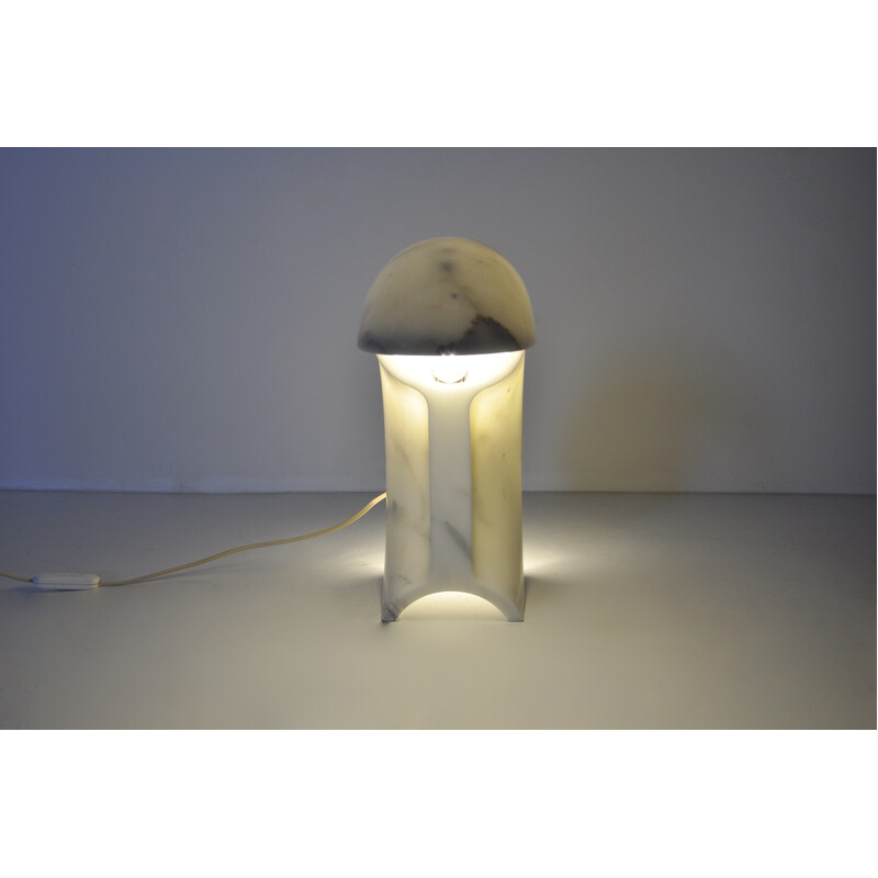 Biagio vintage table lamp in marble by Afra and Tobia Scarpa for Flos, 1968