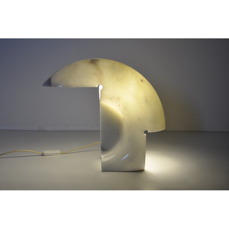 Biagio vintage table lamp in marble by Afra and Tobia Scarpa for Flos, 1968
