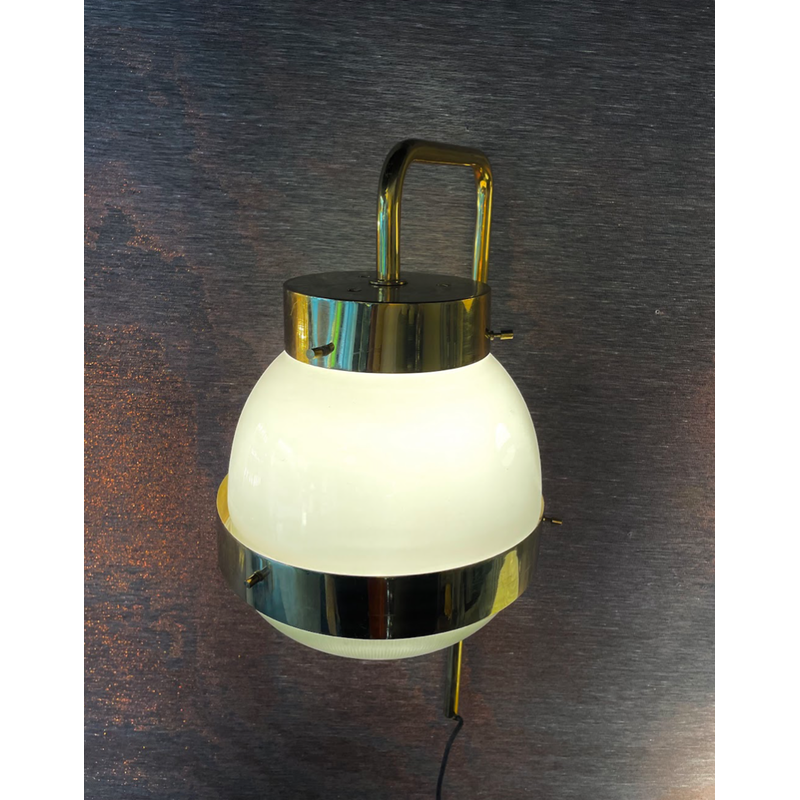 Pair of vintage Italian wall lamps "Delta" by Sergio Mazza for Artemide, 1960