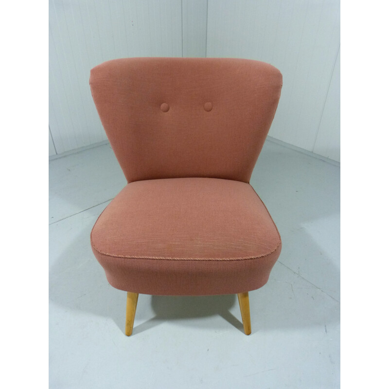 Paire de fauteuils cocktail couleur pastel - 1950
