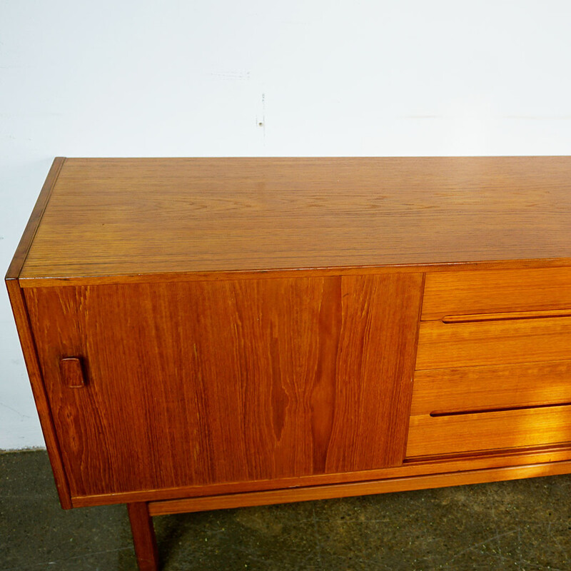 Vintage teak sliding door credenza by Nils Johnsson for Troeds, Sweden 1960