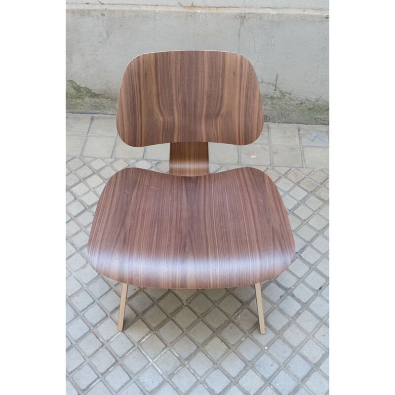 Herman miller "LCW" walnut armchair, Charles EAMES - 2000s