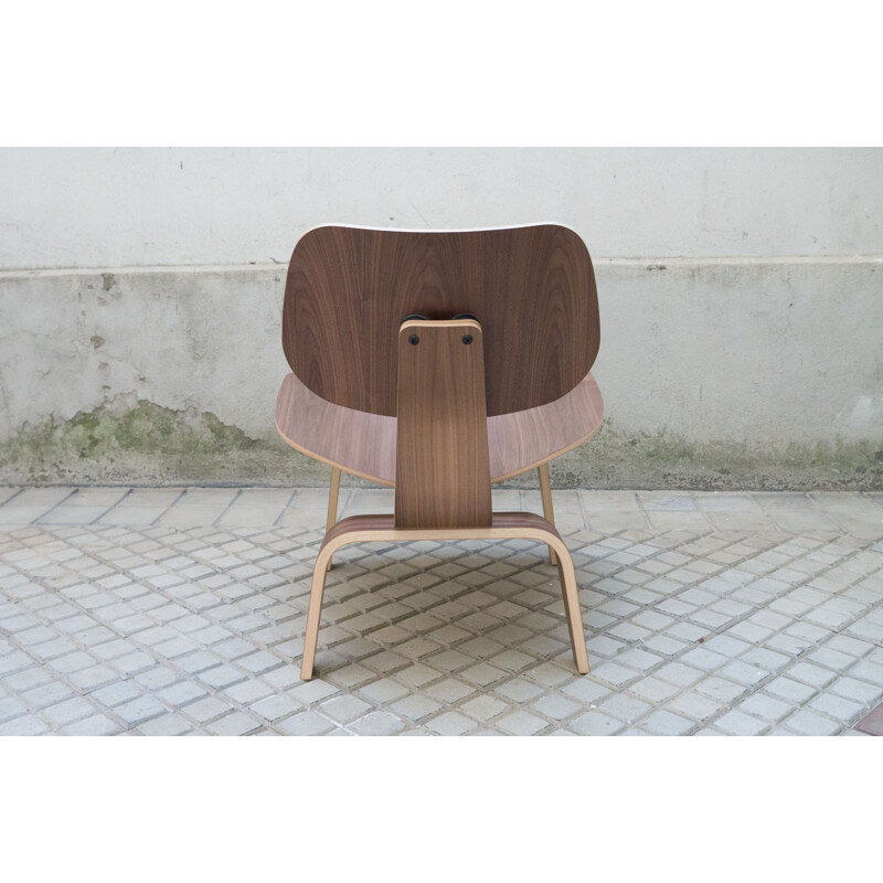 Herman miller "LCW" walnut armchair, Charles EAMES - 2000s
