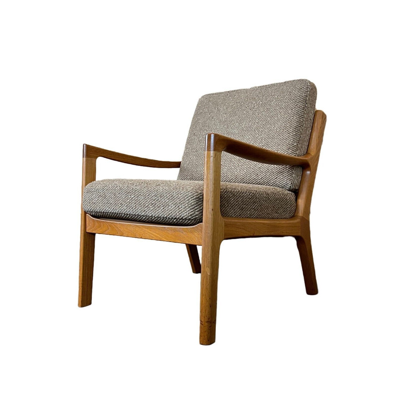 Vintage teakhouten fauteuil van Ole Wanscher voor Poul Jeppesens Møbelfabrik, 1960-1970