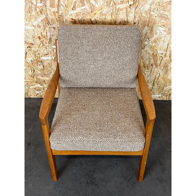 Vintage teakhouten fauteuil van Ole Wanscher voor Poul Jeppesens Møbelfabrik, 1960-1970