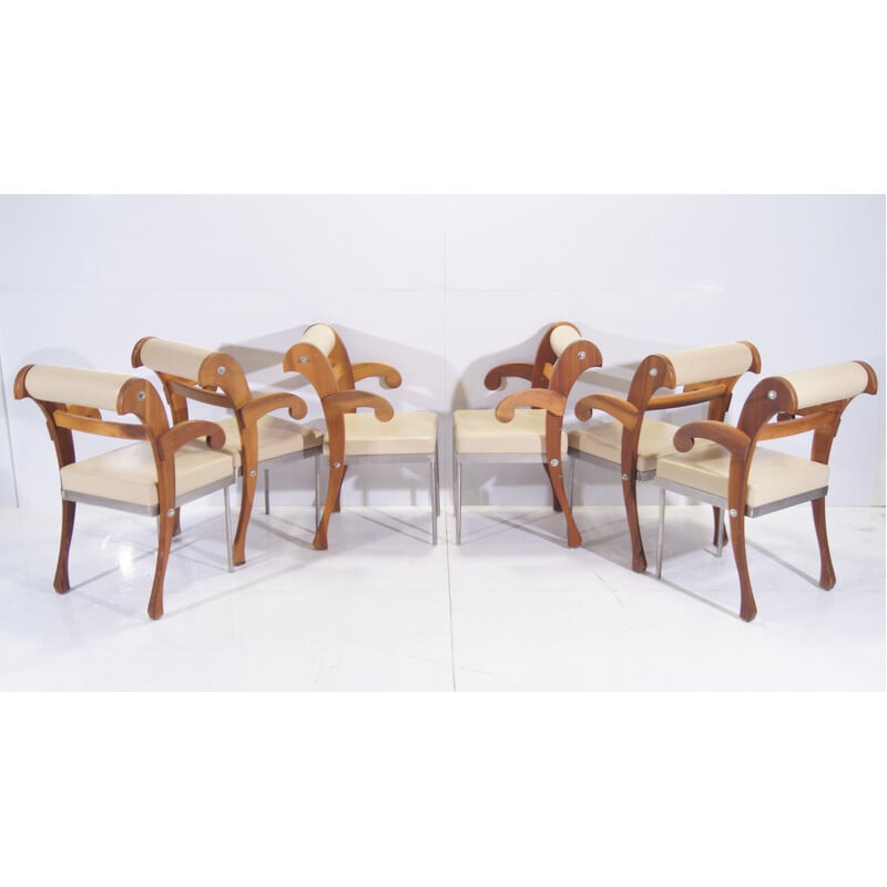 Set van 18 vintage 'Job'-stoelen van Heinz Julen, jaren 1990