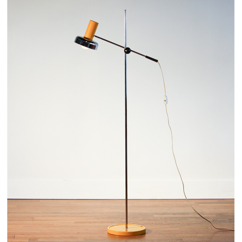 Yellow Floor Lamp by GURA-Leuchten - 1970s