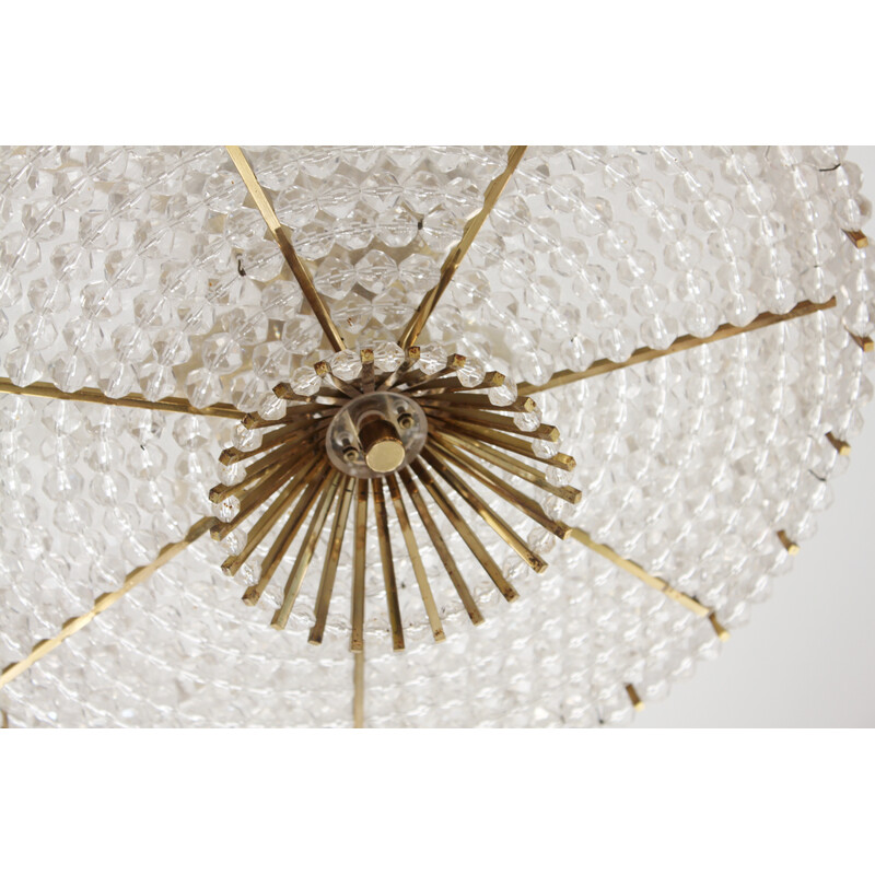 Vintage chandelier by Email Stejnar for Rupert Nikoll, 1960s