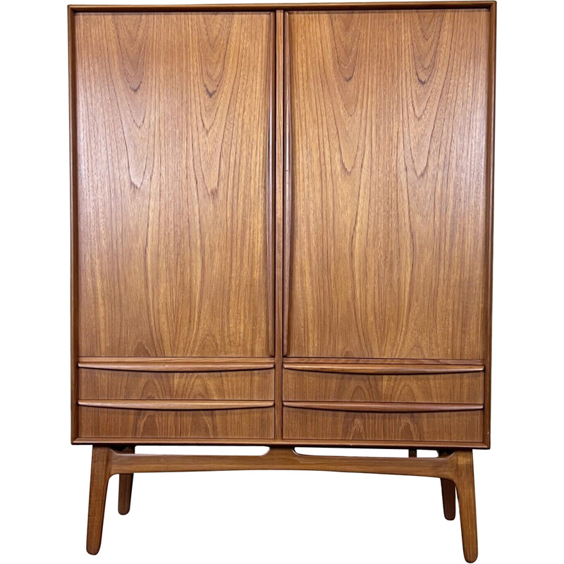 Vintage teakhouten dressoir van Svend Aage Madsen voor Knudsen en Zoon, 1960-1970